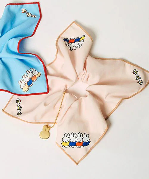 Dick Bruna × studio CLIP 2026 Miffy 絲巾髮圈 杏色