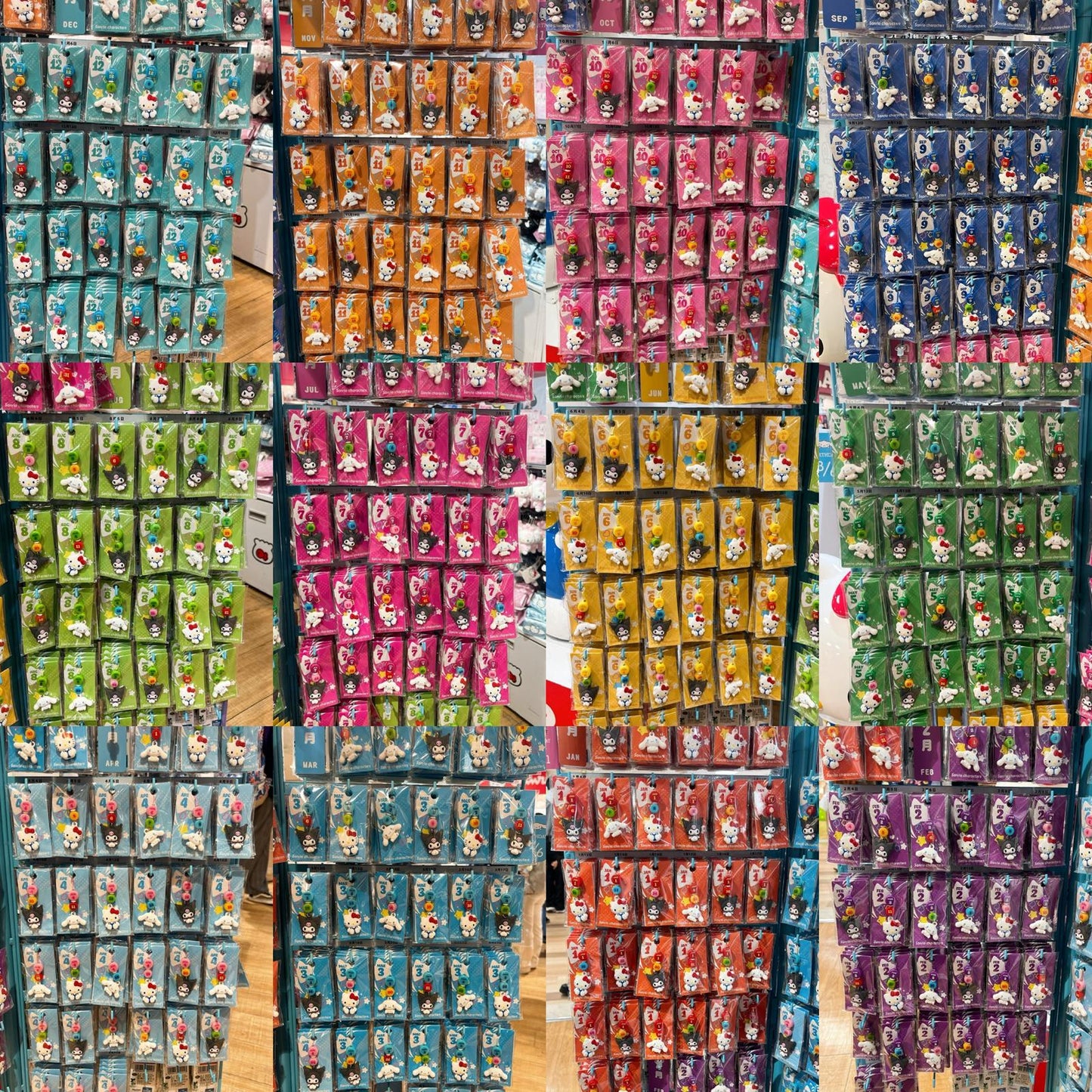 Sanrio生日鎖匙扣 - Kiiro Japan