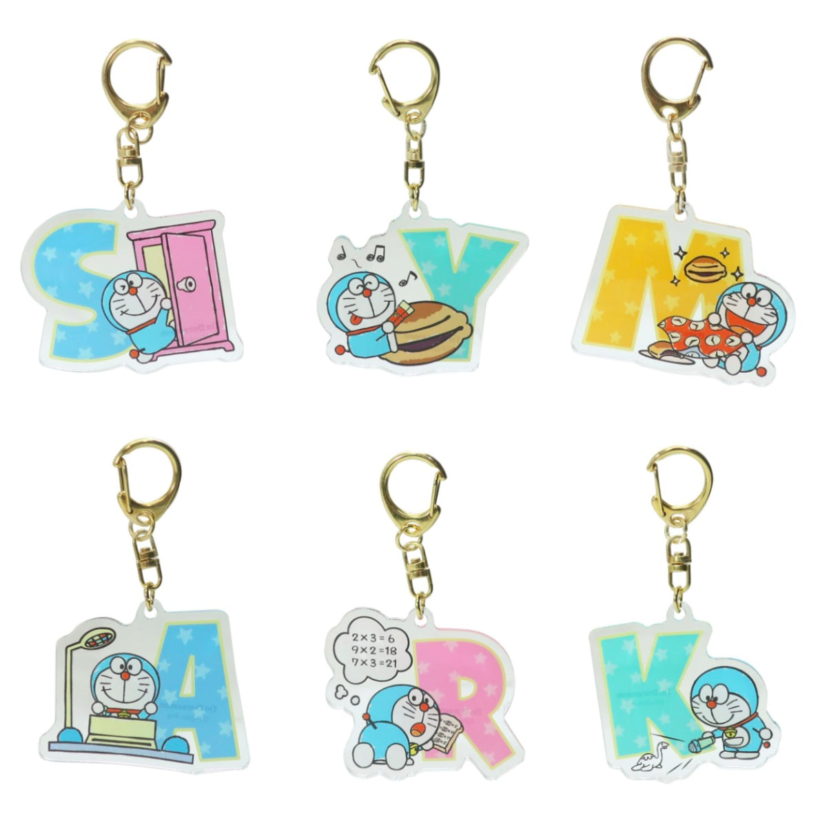 (現貨)Doraemon 英文字母 Keychian