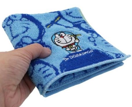 多啦A夢竹蜻蜓刺繡毛巾 30x30cm