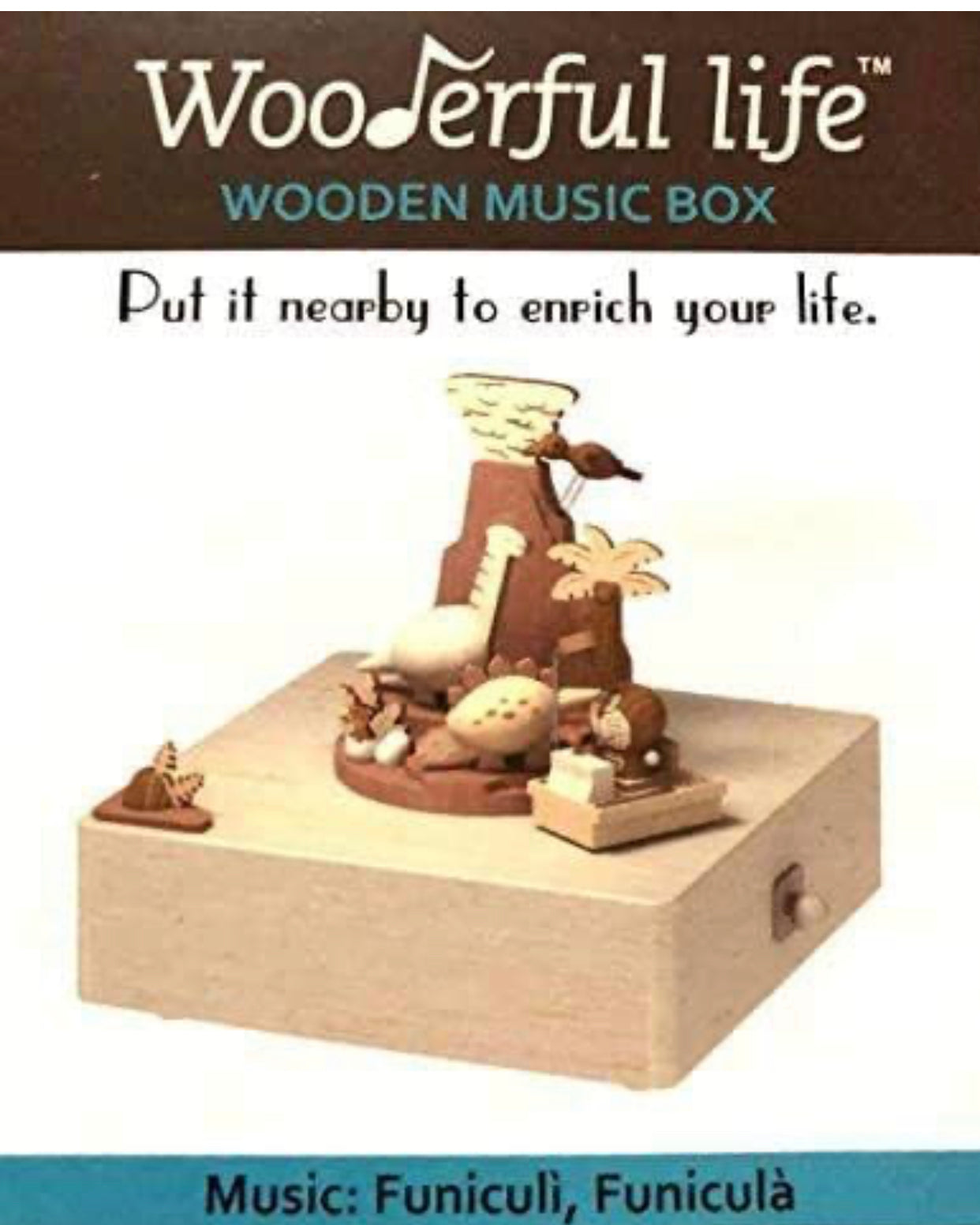 Wooderful life 多啦A夢時光機木製音樂盒Wooden Music Box