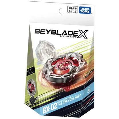 日本版 爆旋陀螺 Takara Tomy Beyblade X BX-02 Hells Scythe 4-60T 地獄鐮刀