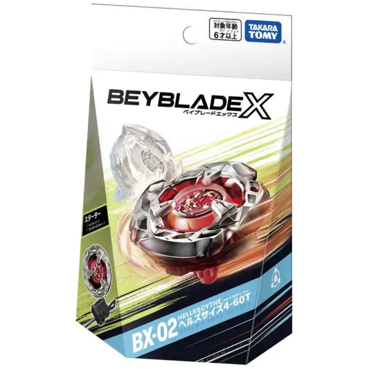 日本版 爆旋陀螺 Takara Tomy Beyblade X BX-02 Hells Scythe 4-60T 地獄鐮刀