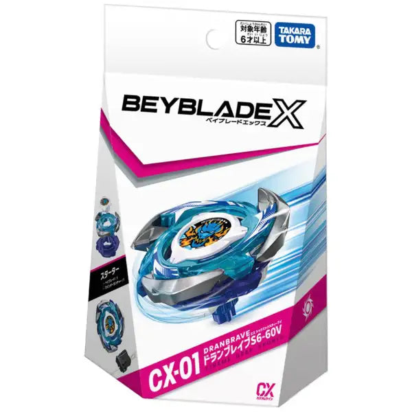 日本版 爆旋陀螺 Takara Tomy Beyblade X  CX-01 Dran Brave S6-60V 德蘭勇士