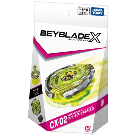 日本版 爆旋陀螺 Takara Tomy Beyblade X CX-02 Wizard Arc R4-55LO 巫師弧光