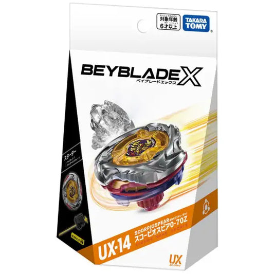 日本版 爆旋陀螺 Takara Tomy Beyblade X UX-14 Scorpio Spear 0-70Z 天蠍長槍