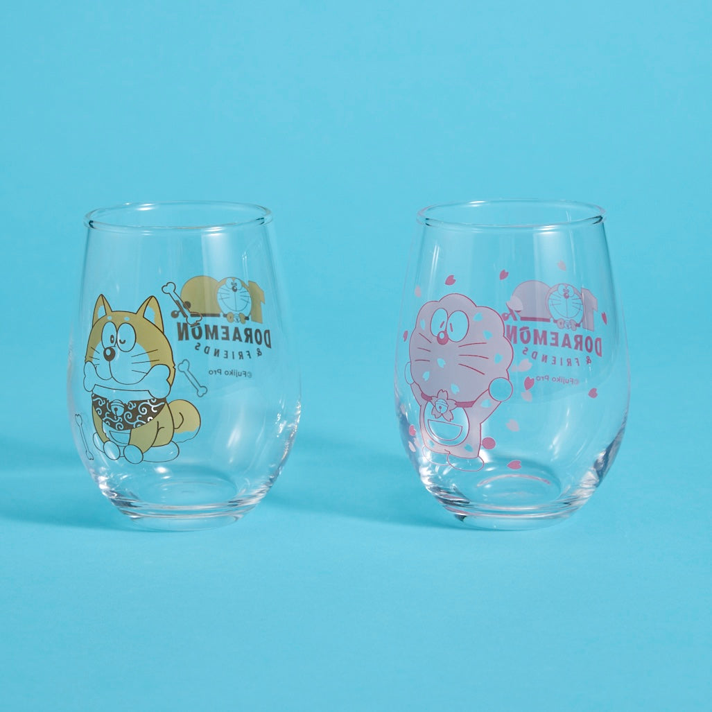 100%多啦A夢&Friends巡迴特展 日本站限定 玻璃杯