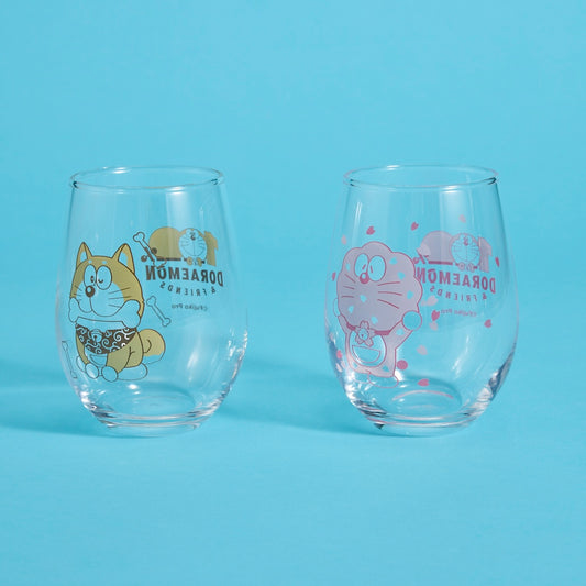 100%多啦A夢&Friends巡迴特展 日本站限定 玻璃杯