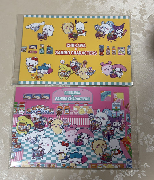 上海/杭州再販限定 Chiikawa x Sanrio 非賣品明信片