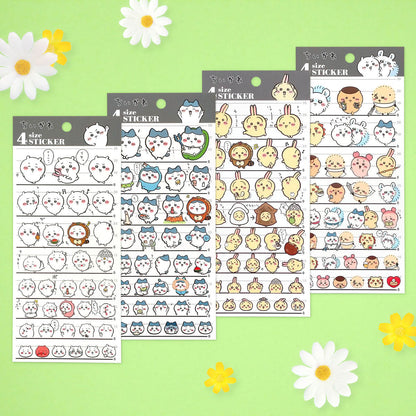Chiikawa 4 Size Sticker 角色造型可愛貼紙