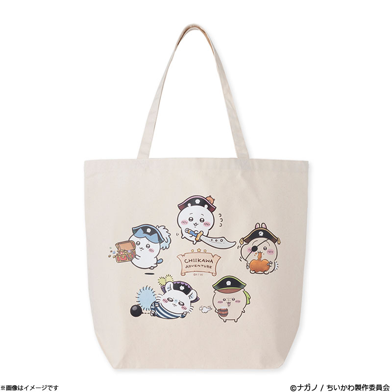 Chiikawa 台場冒險王 海盜全角色tote bag