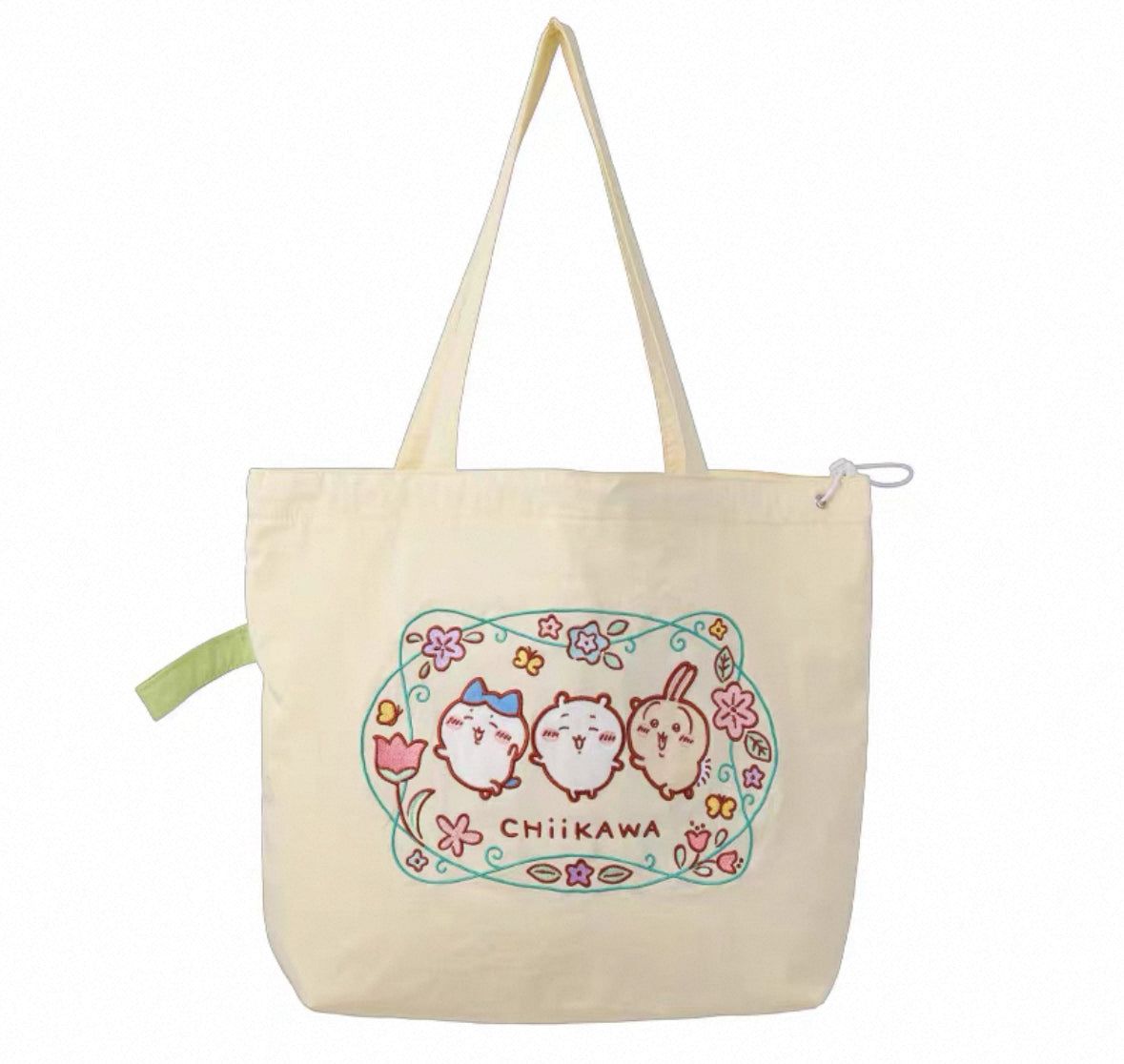 Miniso x Chiikawa 花環刺繡Tote Bag