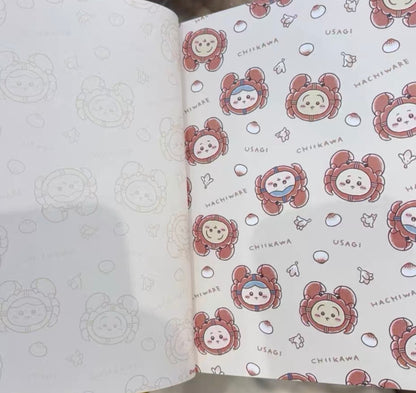 Chiikawa 上海限定 大閘蟹毛毛筆記簿