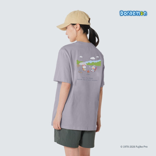 多啦A夢 x Snow Peak 韓國限定成人T-Shirt 燒嘢食款