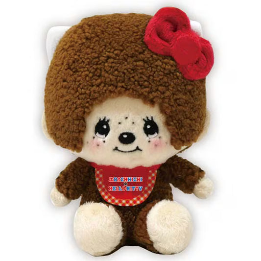 Monchhichi x Hello Kitty 毛毛公仔