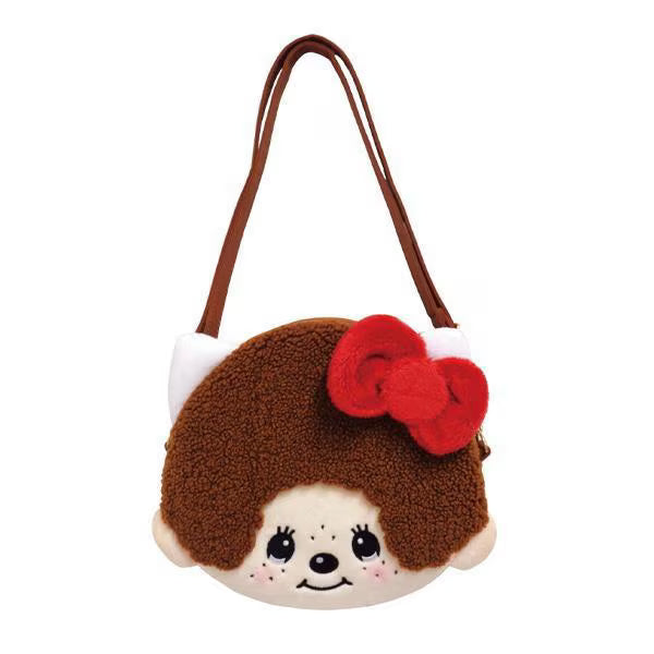 Monchhichi x Hello Kitty 毛毛公仔Shoulder Bag