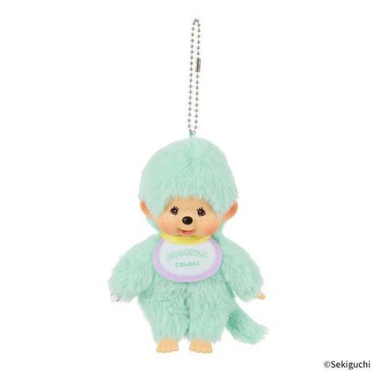 Monchhichi 彩色公仔掛飾 淺綠色
