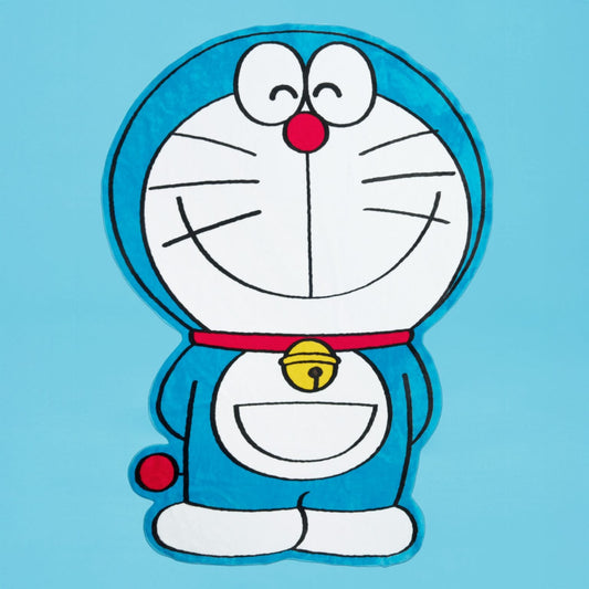 100%多啦A夢&Friends巡迴特展 日本站限定 笑臉毛毯 - Kiiro Japan
