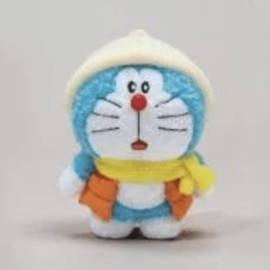 100%多啦A夢&Friends巡迴特展廣州站限定 打雪仗公仔掛飾 - Kiiro Japan