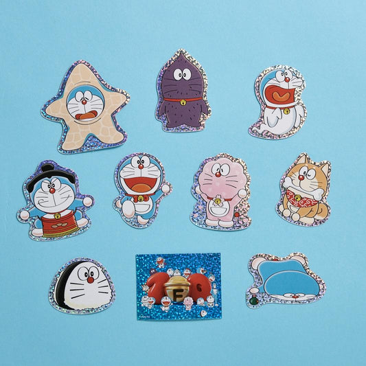 100%多啦A夢&Friends巡迴特展 日本站限定 全息貼紙 - Kiiro Japan