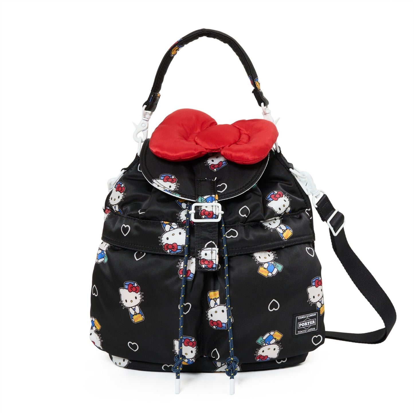 日本限定 PORTER × Sanrio  Hello Kitty SACKPACK 2WAY 後背包 手提袋 肩背包