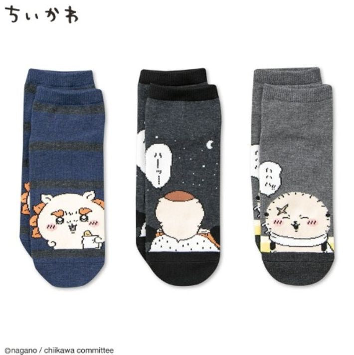 (1月到貨)Chiikawa短襪三對套裝
