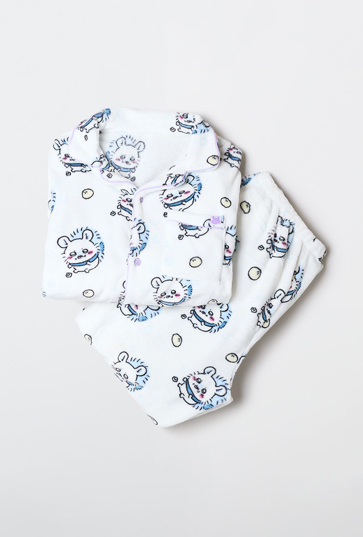 Chiikawa x Spao 成人長袖毛毛睡衣套裝 飛鼠
