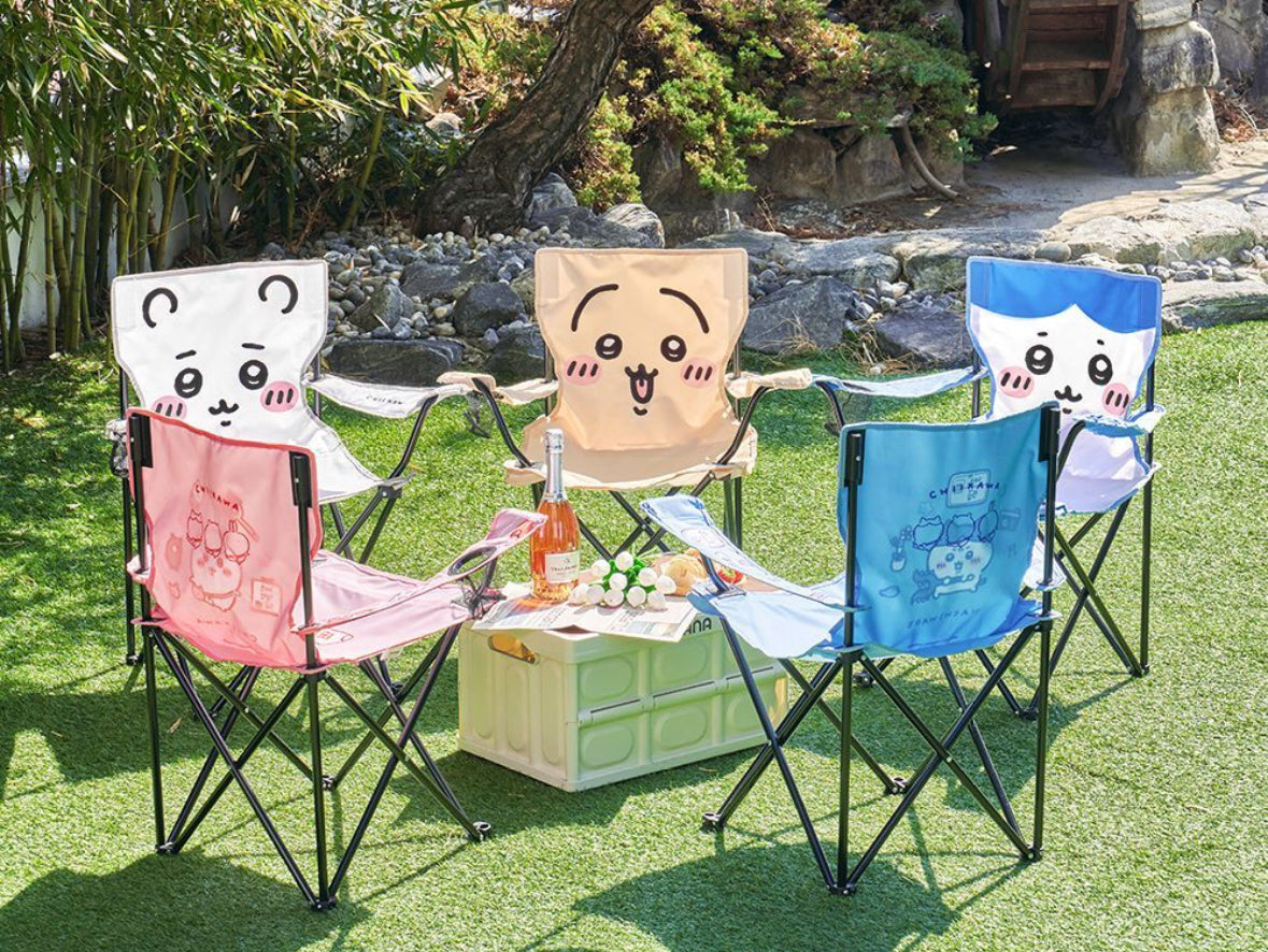 韓國Chiikawa 戶外便攜摺疊露營凳