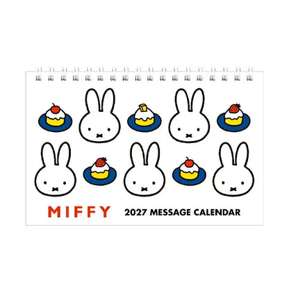 2027 Miffy 甜品頭像留言座枱月曆 (29BCA-3)