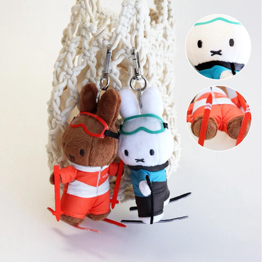 Miffy 韓國限定冬奧系列 滑雪公仔掛飾