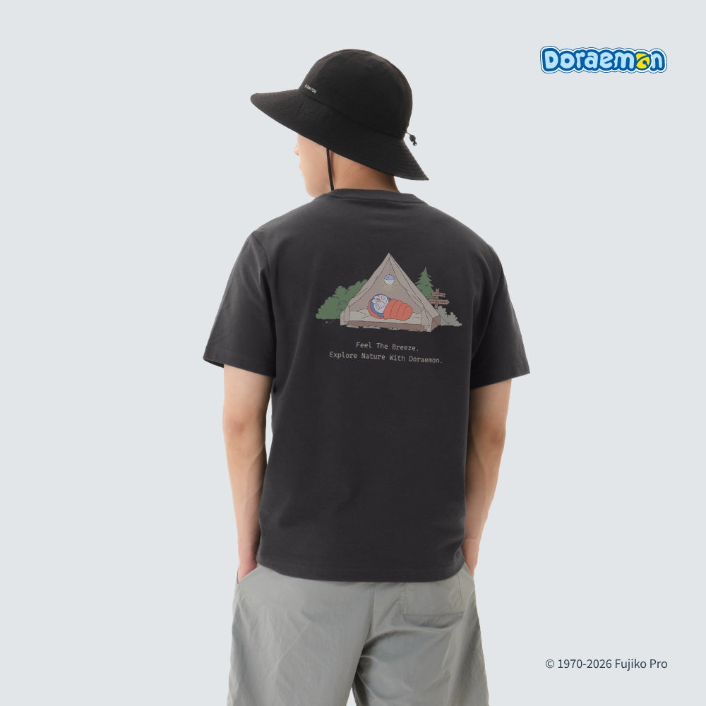多啦A夢 x Snow Peak 韓國限定成人T-Shirt 訓睡袋款
