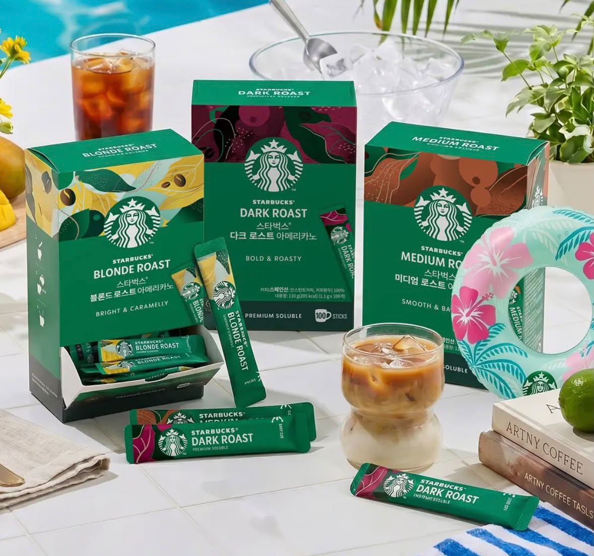 韓國Starbucks限定 即沖美式黑咖啡 100條裝