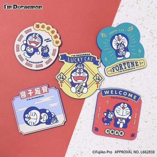 Flowering 多啦A夢來來貓磁石貼 隨機款