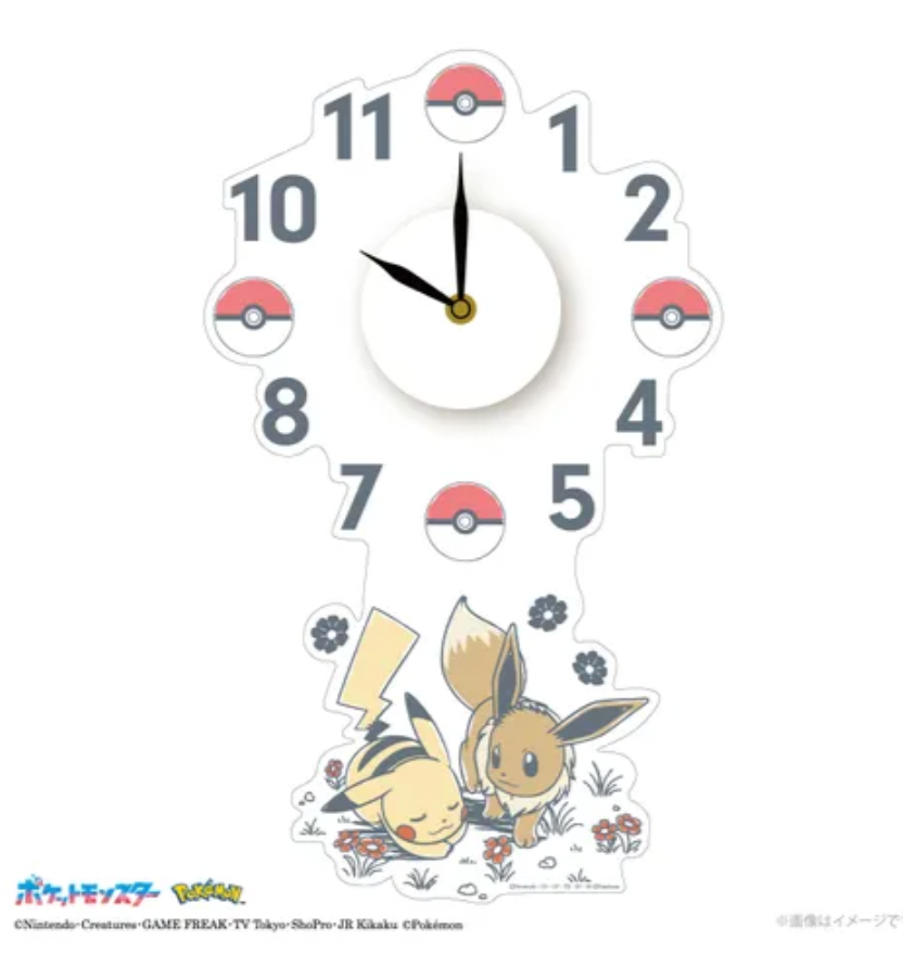 Pokemon 貼牆鐘