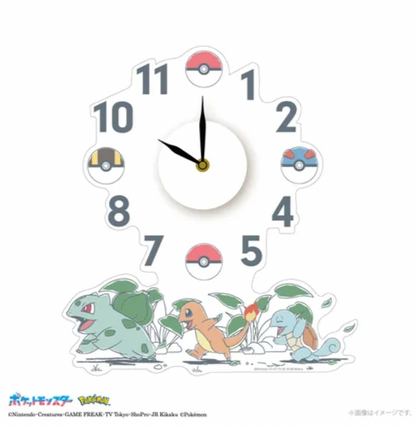 Pokemon 貼牆鐘