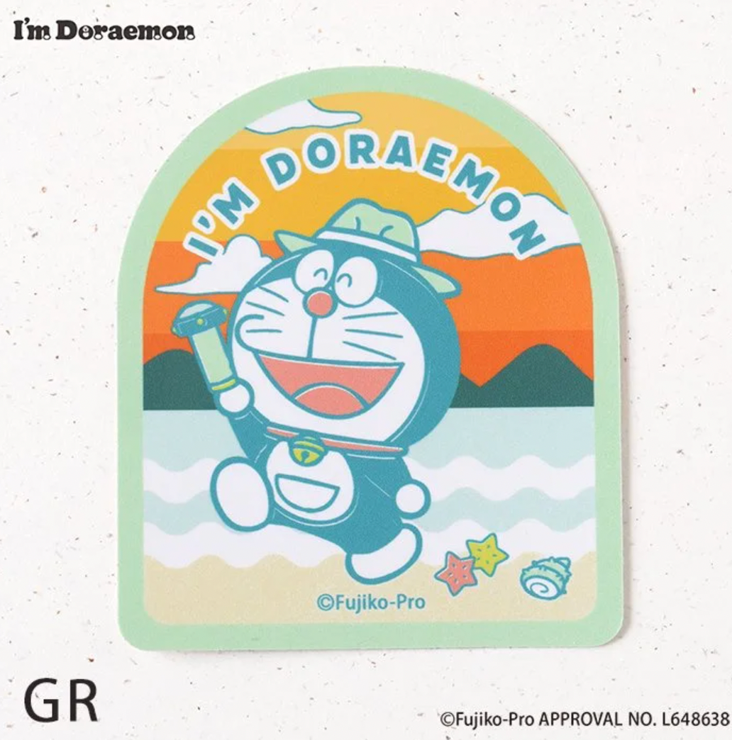 Flowering 戶外系列 多啦A夢Sticker