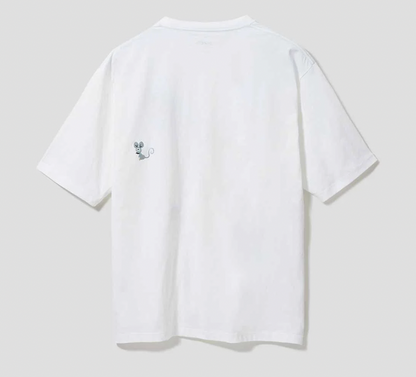 Graniph x  多啦A夢驚樣白色T-Shirt