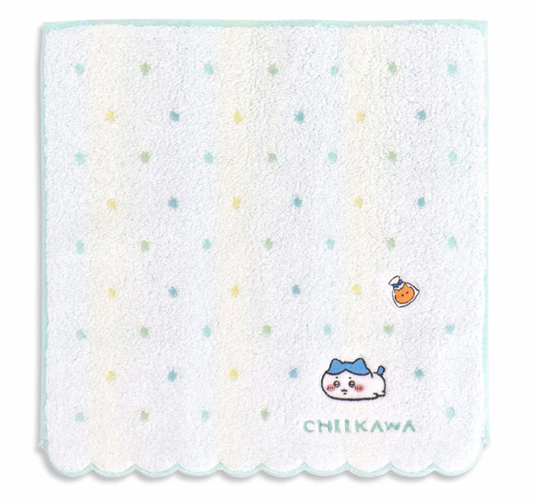 Towel Museum Chikawa 手巾 小八淺綠色點點款