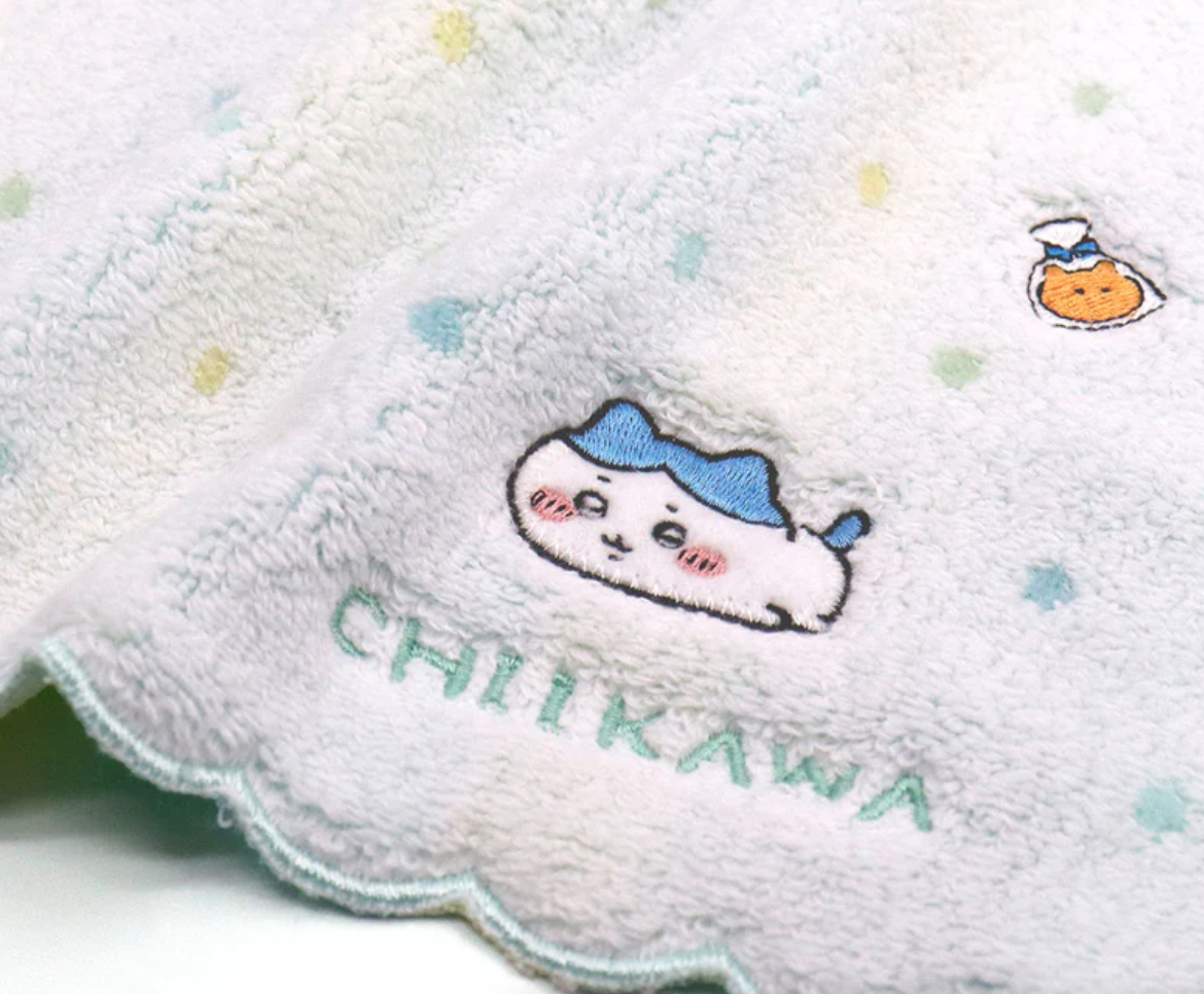 Towel Museum Chikawa 手巾 小八淺綠色點點款