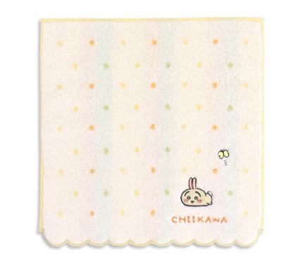 Towel Museum Chikawa 手巾 兔兔黃色點點款