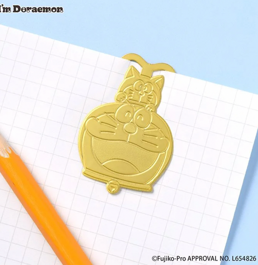 I'm Doraemon 為食貓金色書籤