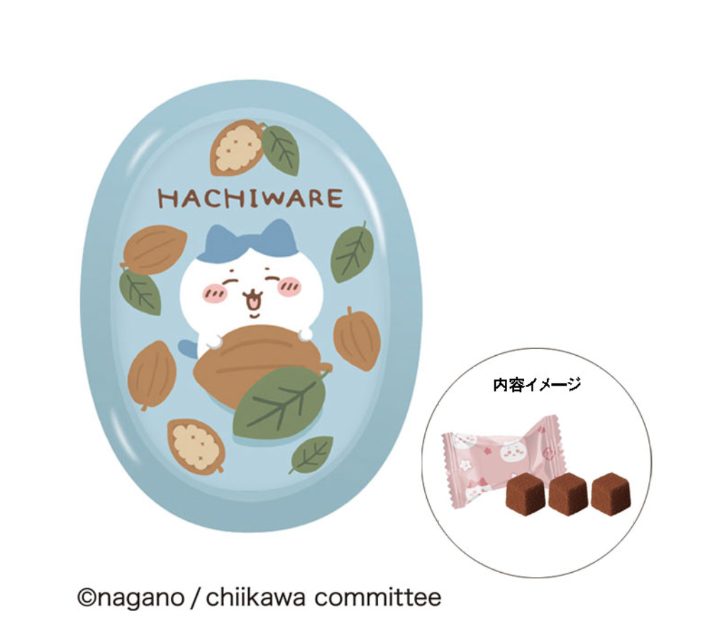 Chiikawa 朱古力系列- 圓型鐵罐裝