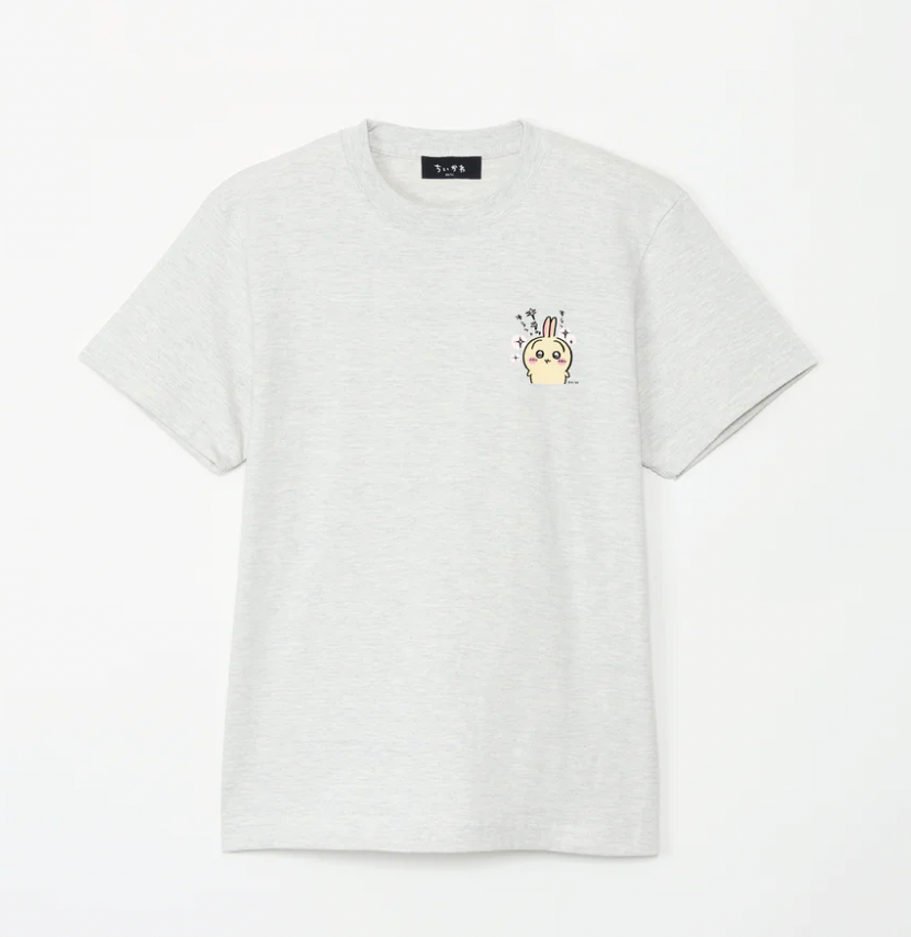 Chiikawa x Talking head 花粉症Bling Bling 眼兔白色T-shirt