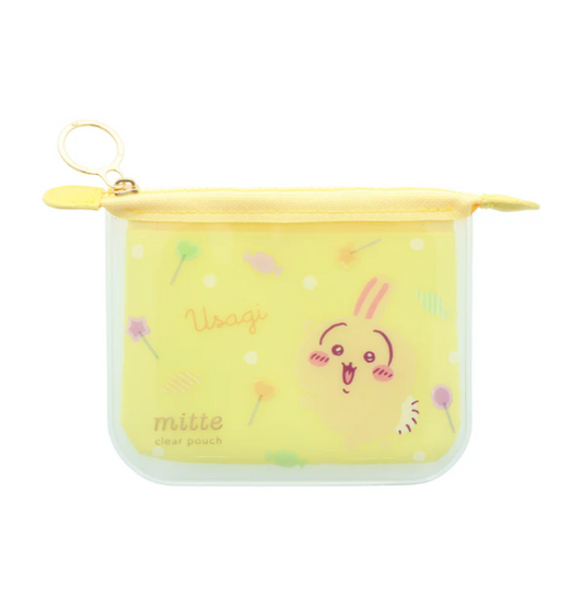 Chikawa 透明迷你mitte Pouch 兔兔