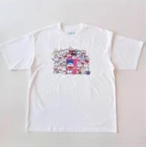100%多啦A夢&Friends巡迴特展廣州站限定 主題T-shirt Size M