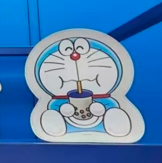 100%多啦A夢&Friends巡迴特展台北站限定 珍珠奶茶滑鼠墊