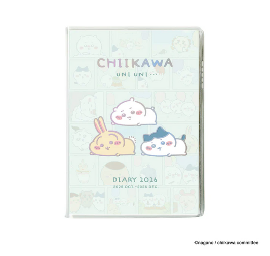 (10月到貨)2026 Chiikawa UNI UNI... 場景背景三主Schedule Book