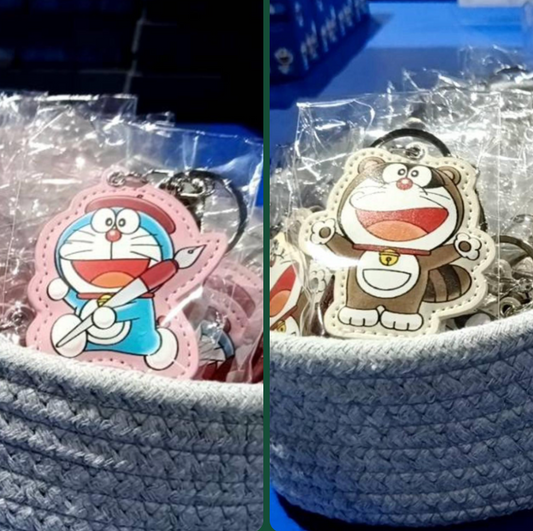 100%多啦A夢&Friends巡迴特展台北站限定 皮革吊飾