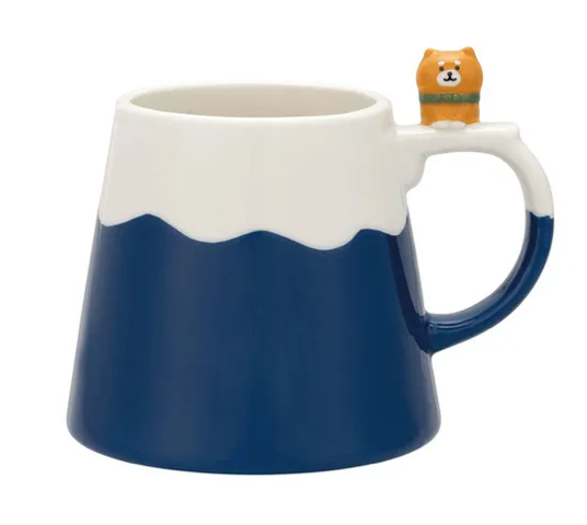 富士山陶瓷杯 柴犬