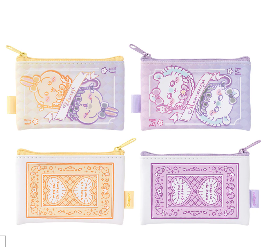 Chiikawa 魔法少女Poker Pouch 兔&飛鼠2個套裝